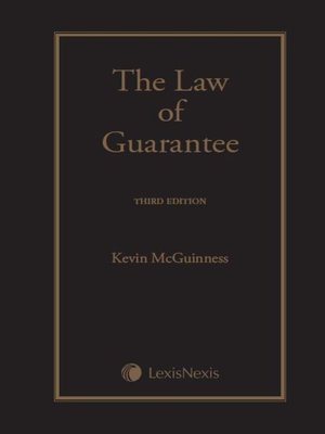 cover image of The Law of Guarantee